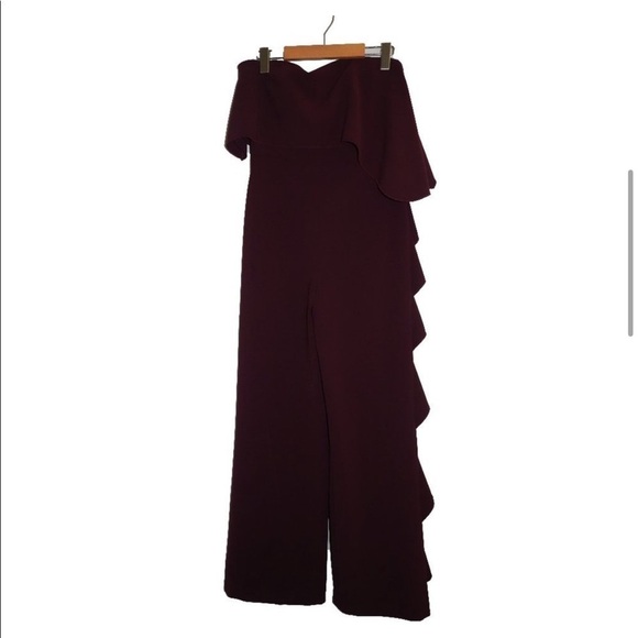 NWT Alexis Plum Jumpsuit size small - Picture 4 of 8